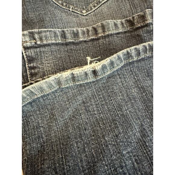 Chico’s Women’s Platinum Bootcut Denim Jeans Size  1 Short (8) Medium Wash - Picture 5 of 8